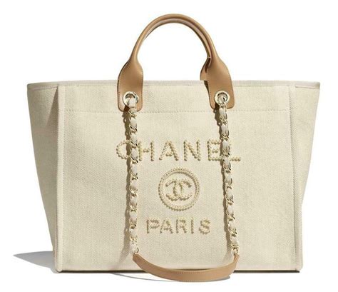 chanel deauville shopper 2021|Chanel handbags.